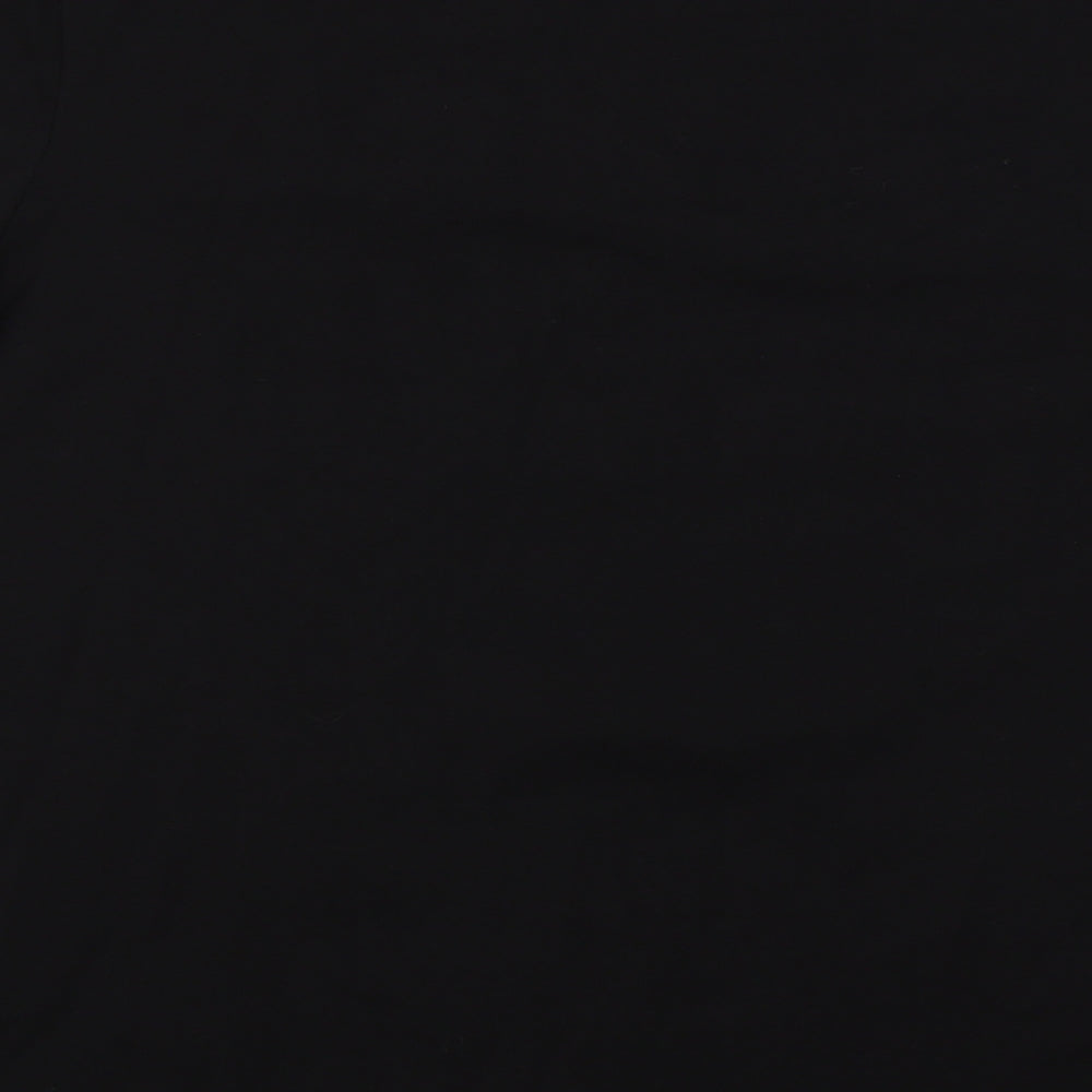 Gym King Womens Black  Cotton Basic T-Shirt Size 18 Round Neck