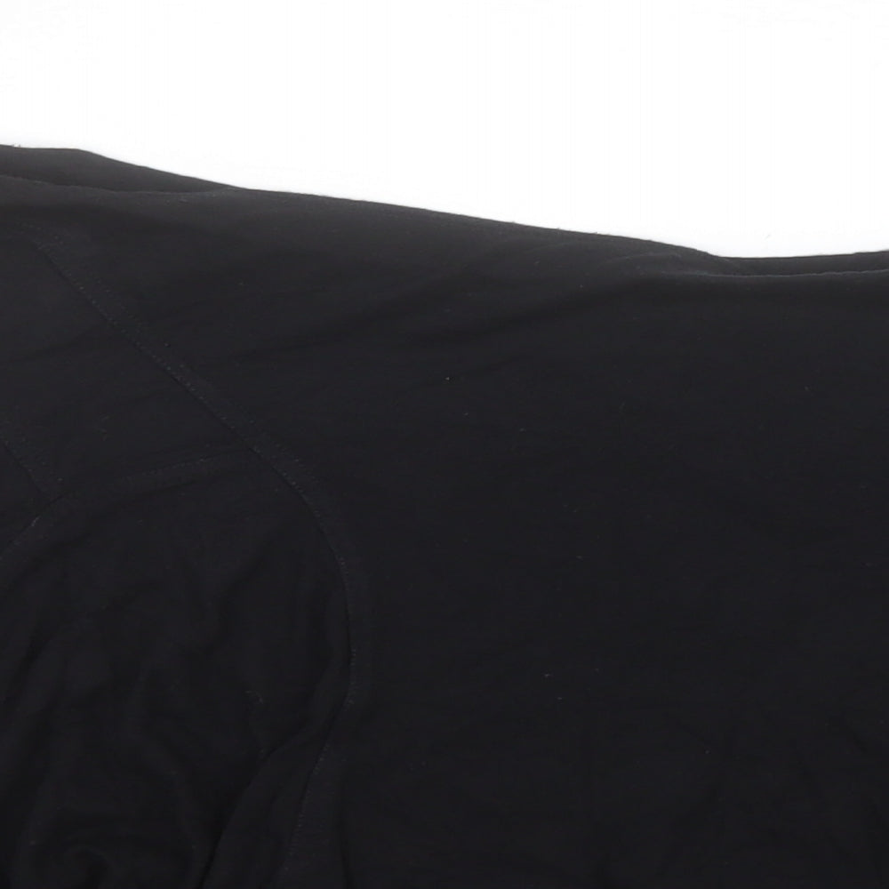 Miss Selfridge Womens Black  Viscose Trumpet Skirt Size 10