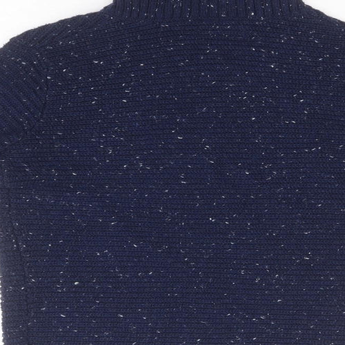 Matalan Girls Blue Roll Neck  Polyester Pullover Jumper Size 10 Years