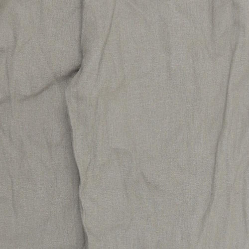 BHS Womens Beige  Linen Trousers  Size 20 L29 in Regular