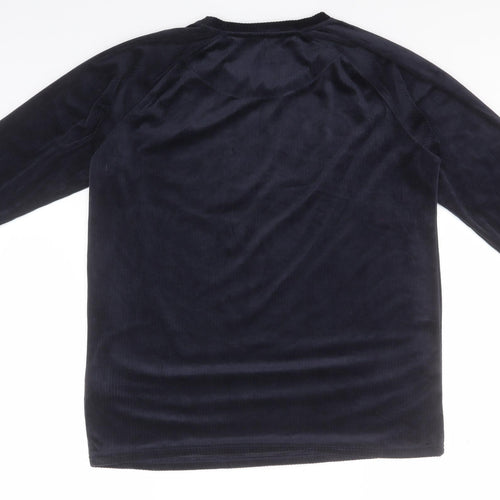 Primark Womens Blue Round Neck  Polyester Pullover Jumper Size 12