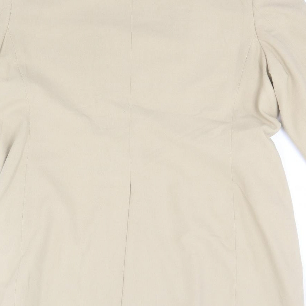 Marks and Spencer Womens Beige   Jacket Coatigan Size 16