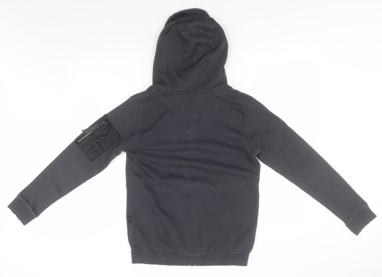 Sonneti Boys Grey  Cotton Pullover Hoodie Size 12-13 Years