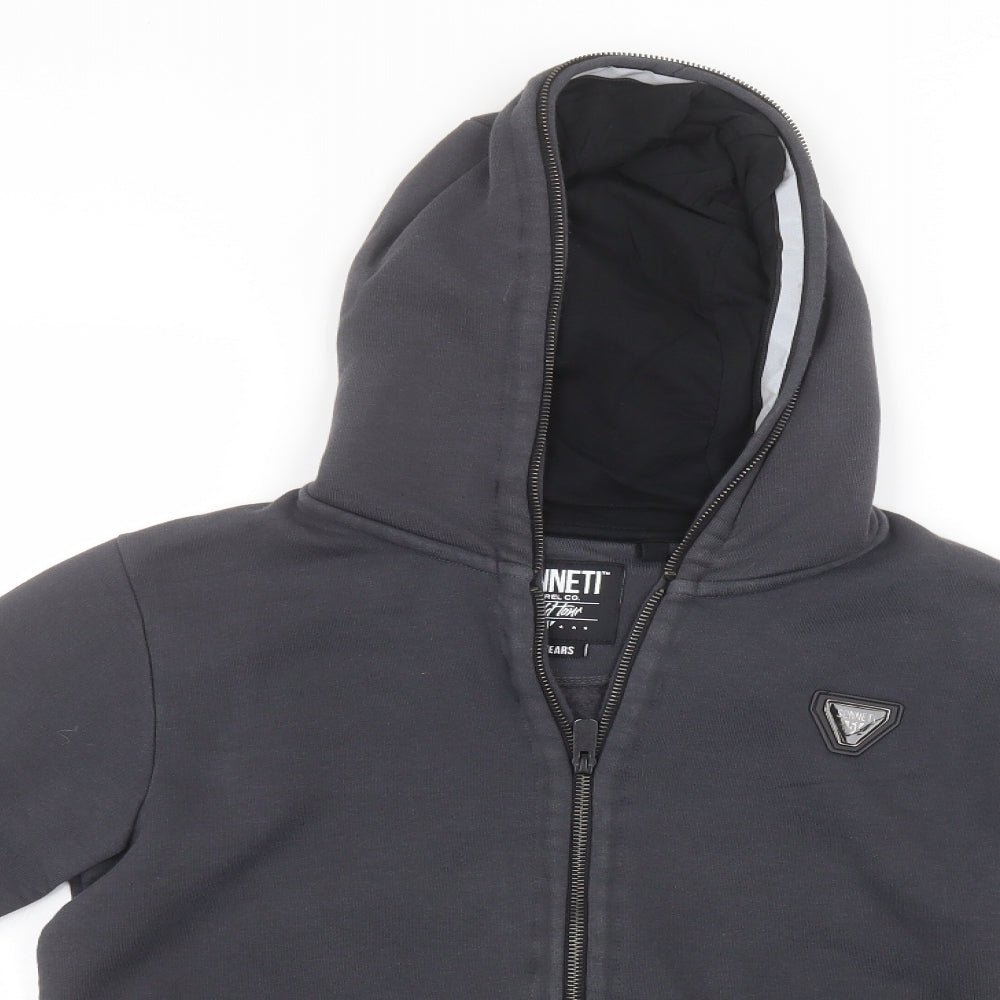 Sonneti Boys Grey  Cotton Pullover Hoodie Size 12-13 Years