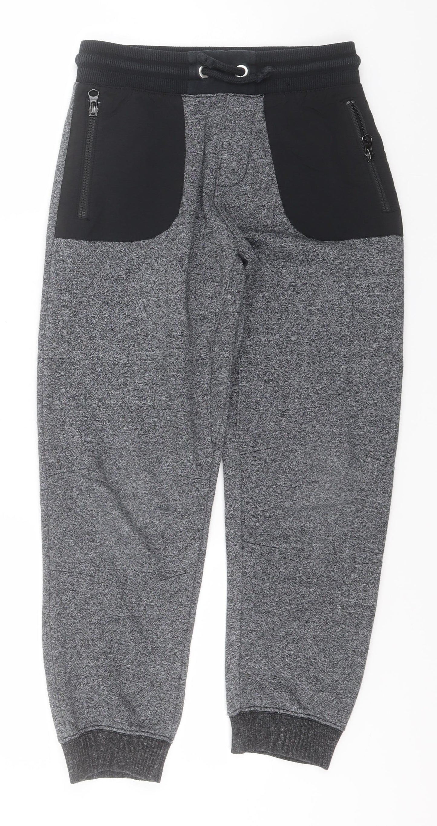 George Boys Grey  Polyester Sweatpants Trousers Size 9-10 Years  Regular