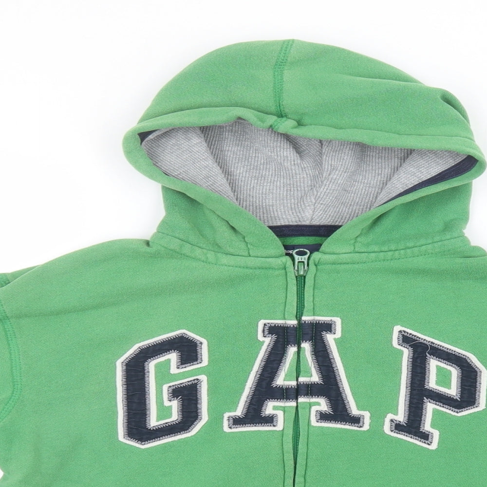 Gap Mens Green  Cotton Full Zip Hoodie Size M
