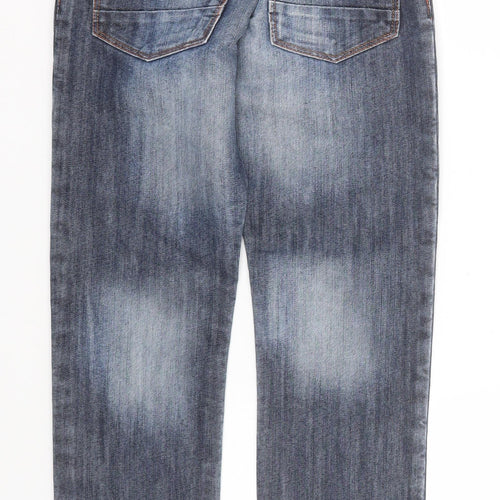 NEXT Girls Blue  Cotton Skinny Jeans Size 10 Years  Regular