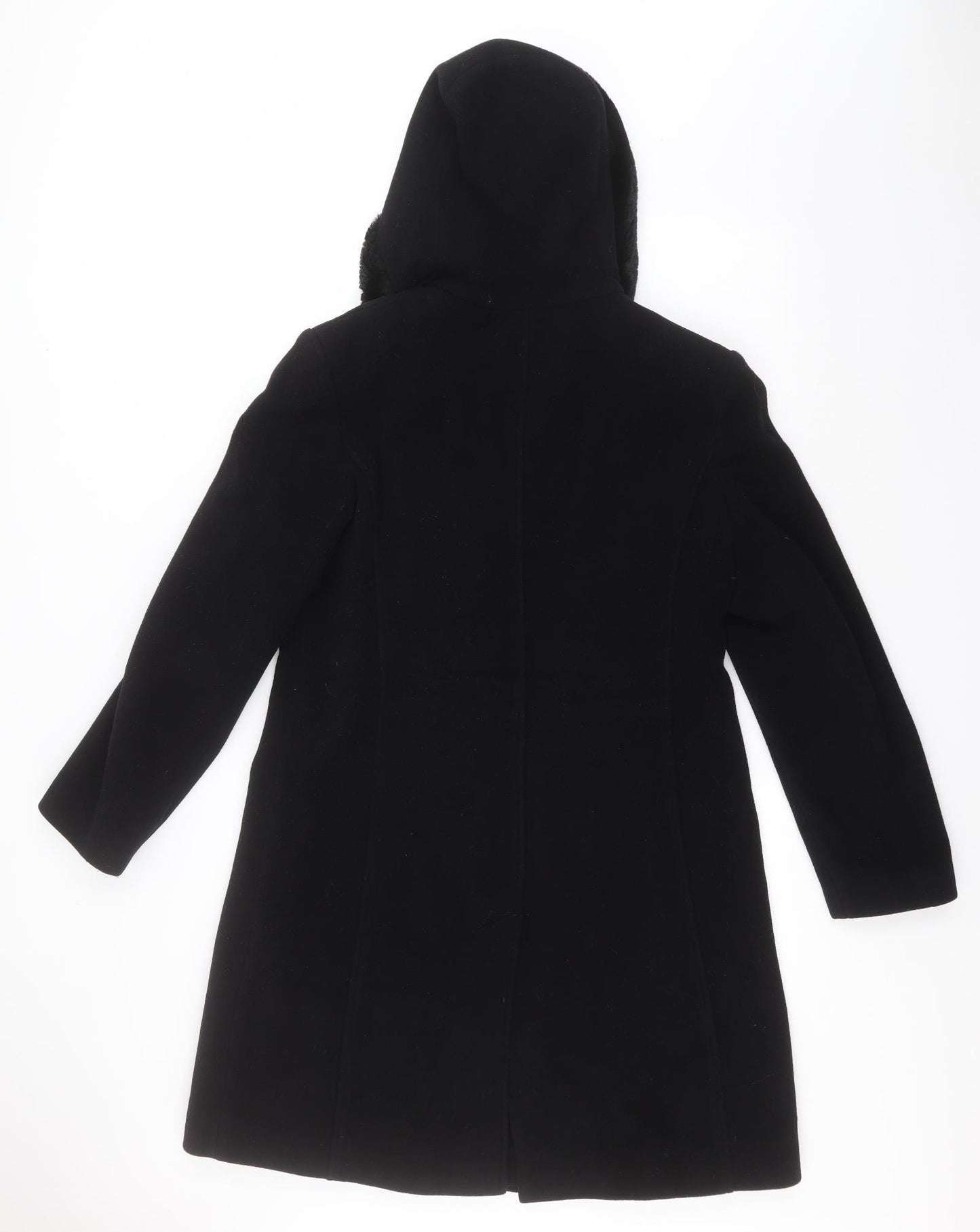 F&F Womens Black   Overcoat Coat Size 12