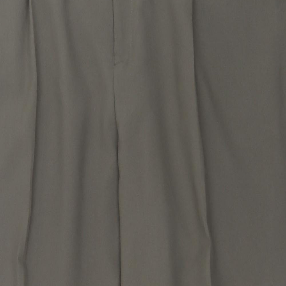 Cotton Traders Mens Brown  Polyester Trousers  Size 52 L31 in Regular