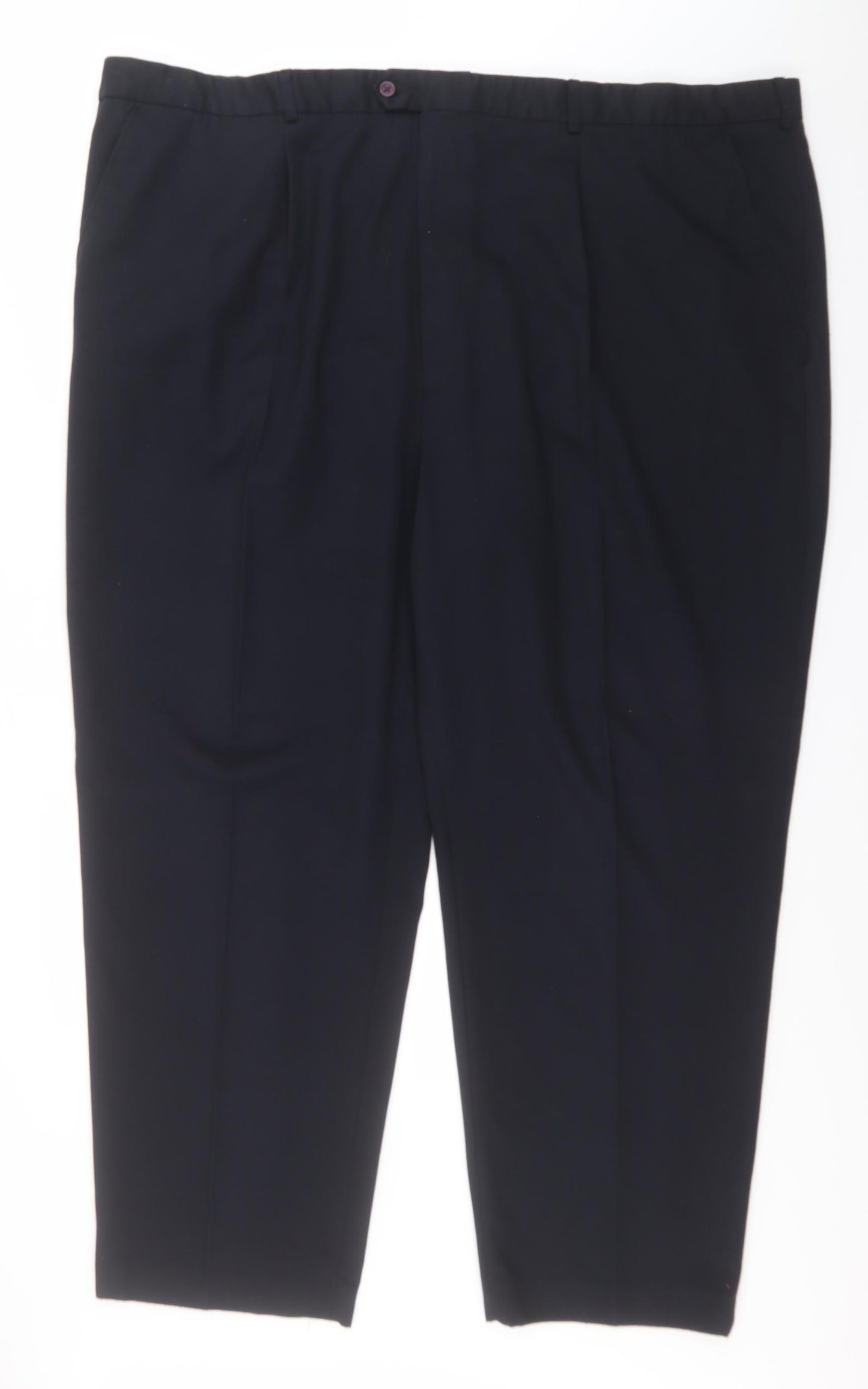 Haft U.S.A. Mens Blue  Polyester Trousers  Size 54 L30 in Regular