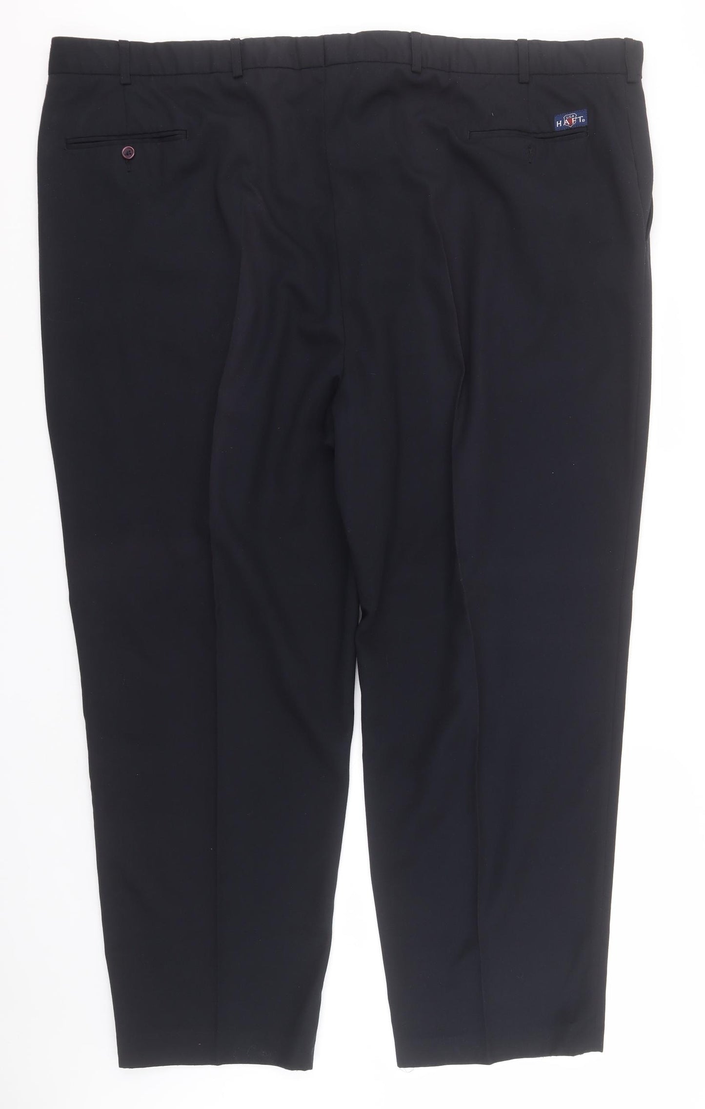 Haft U.S.A. Mens Blue  Polyester Trousers  Size 54 L30 in Regular