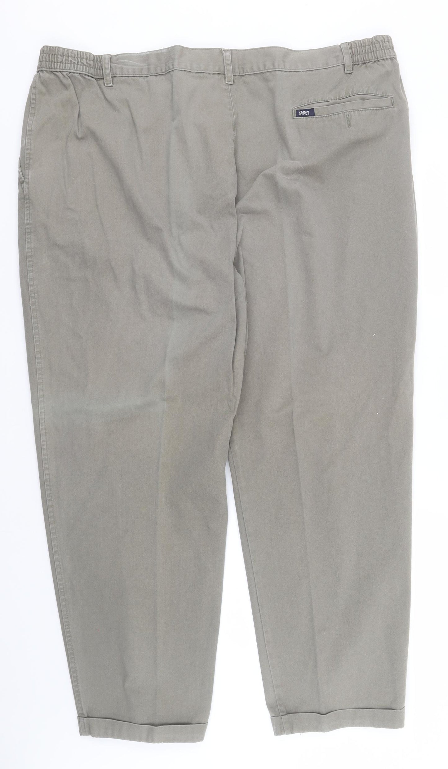 Cotton Traders Mens Beige  Cotton Trousers  Size 48 L30 in Regular