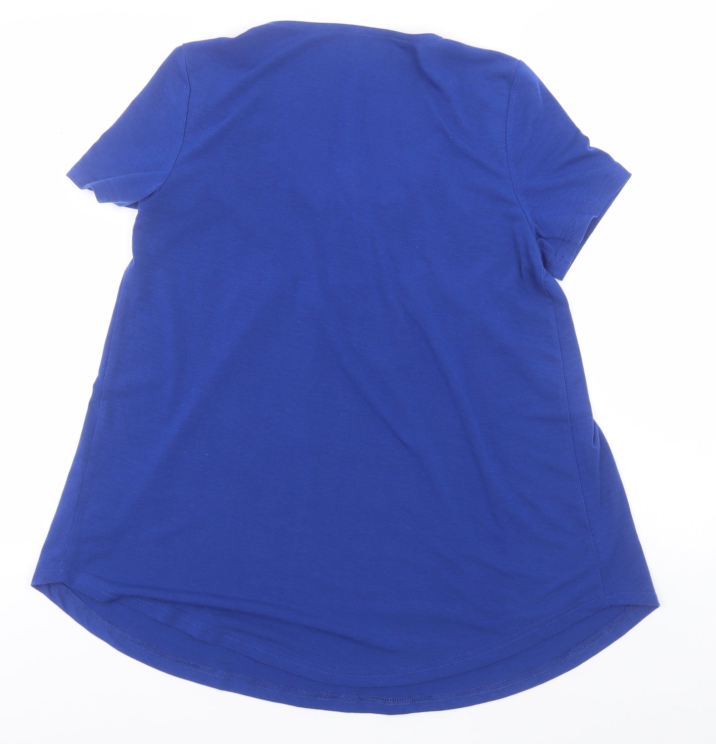Preworn Womens Blue   Basic T-Shirt Size XL Round Neck