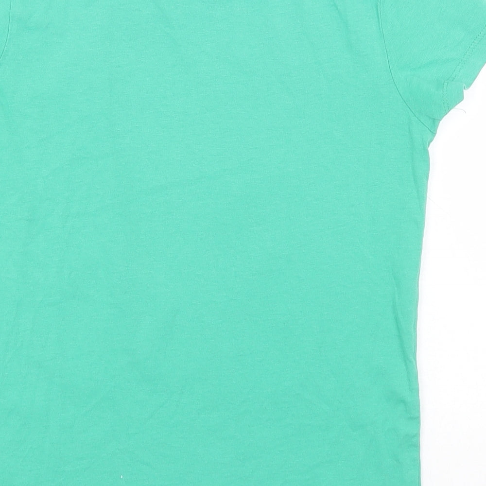 Minecraft Boys Green  Cotton Basic T-Shirt Size 9-10 Years Round Neck  - Minecraft, Creeper