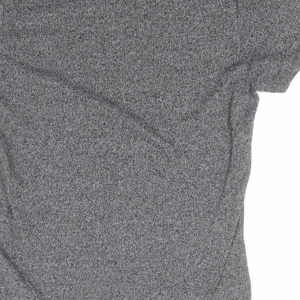 Superdry Mens Grey    T-Shirt Size L Round Neck