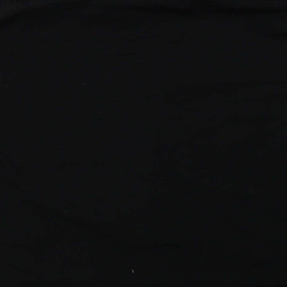 Premier Mens Black  Polyester  Dress Shirt Size 16.5 Collared Button
