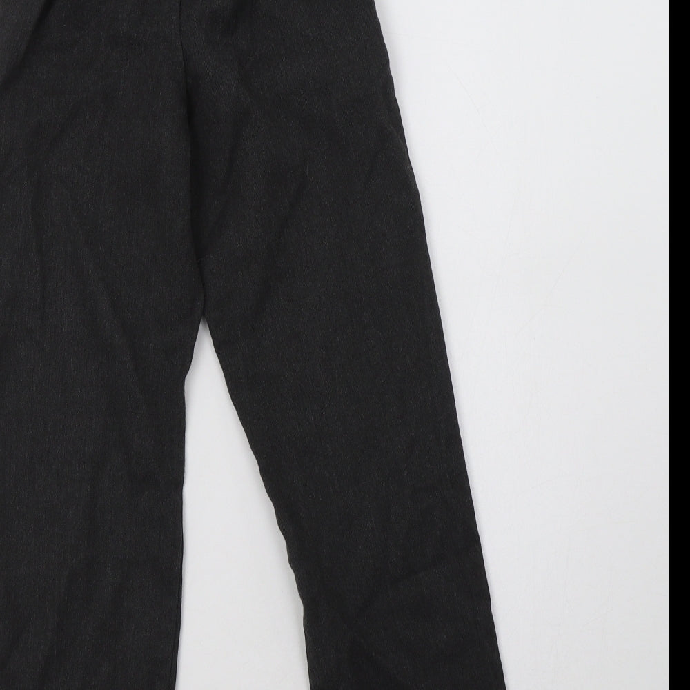 George Boys Grey  Polyester Dress Pants Trousers Size 6-7 Years  Regular  - School Wear