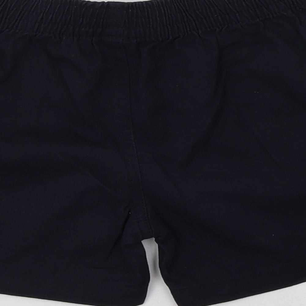 George Boys Blue  Cotton Sweat Shorts Size 6-7 Years  Regular