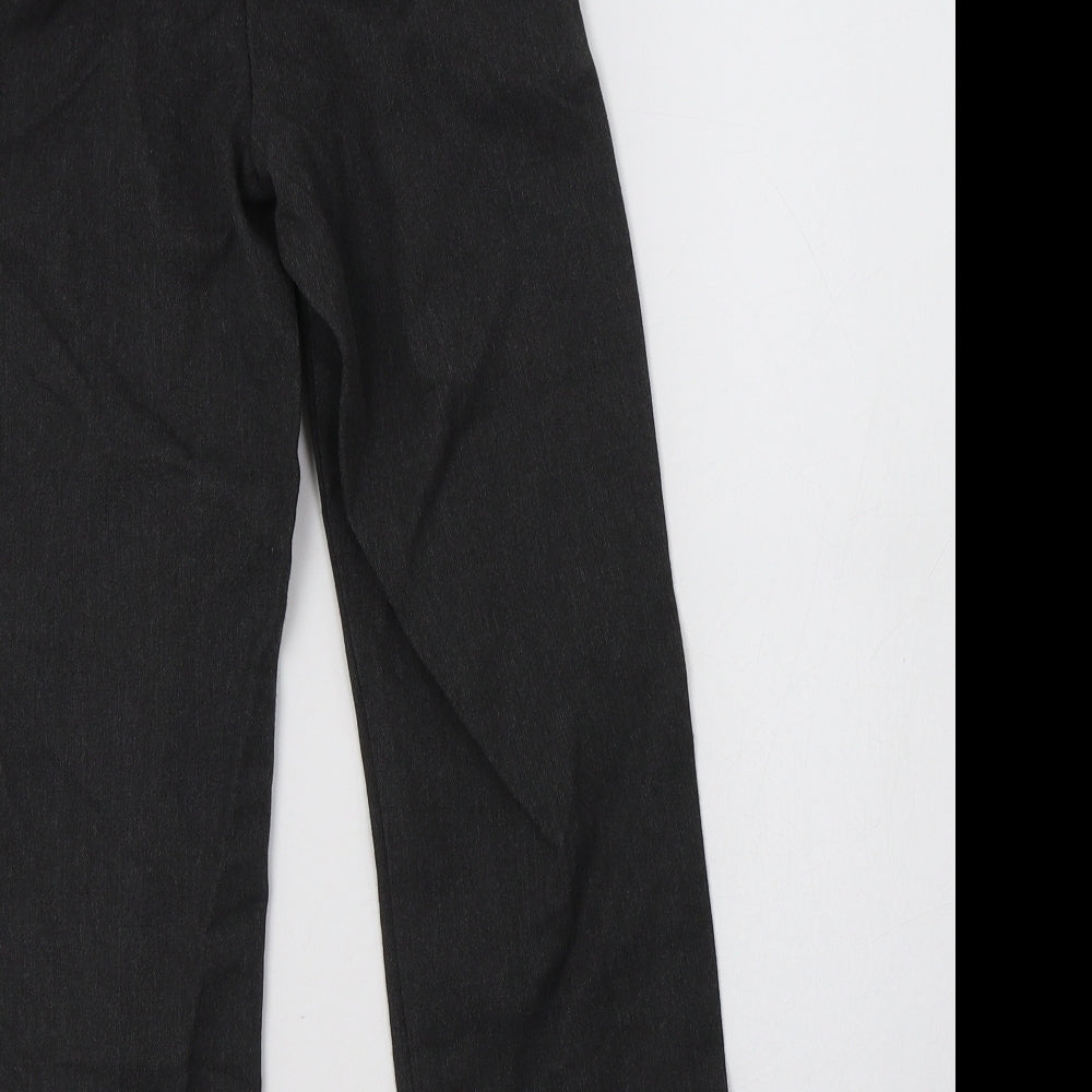 George Boys Grey  Polyester Dress Pants Trousers Size 6-7 Years  Regular  - School Wear