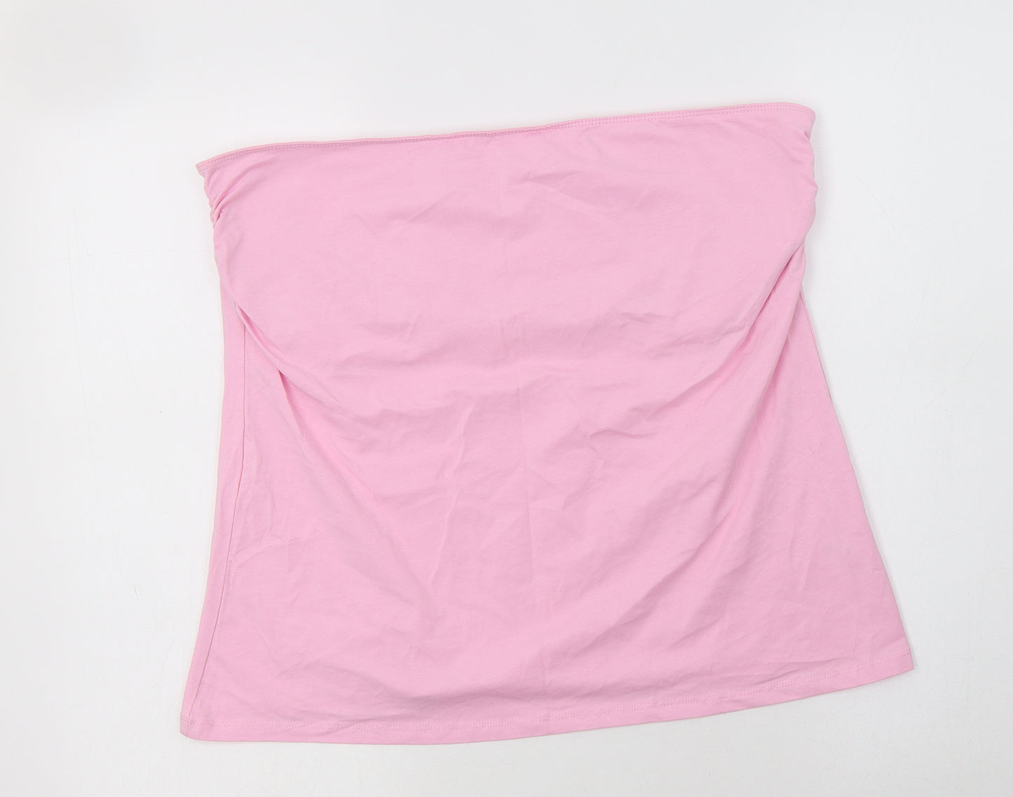 George Womens Pink  Cotton Basic Blouse Size 20 Off the Shoulder - Boob Tube