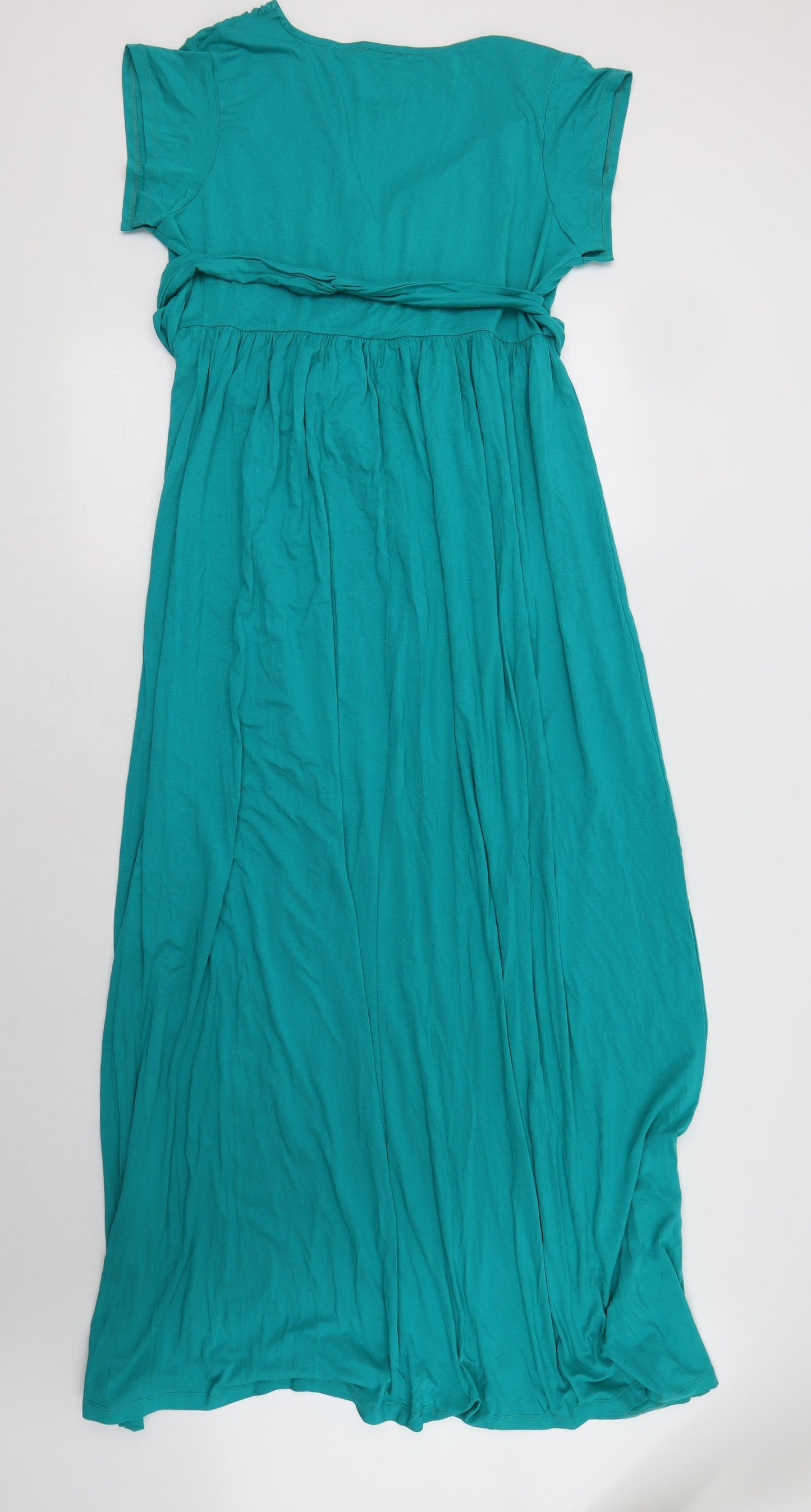 ASOS Womens Green  Viscose Maxi  Size 18  V-Neck