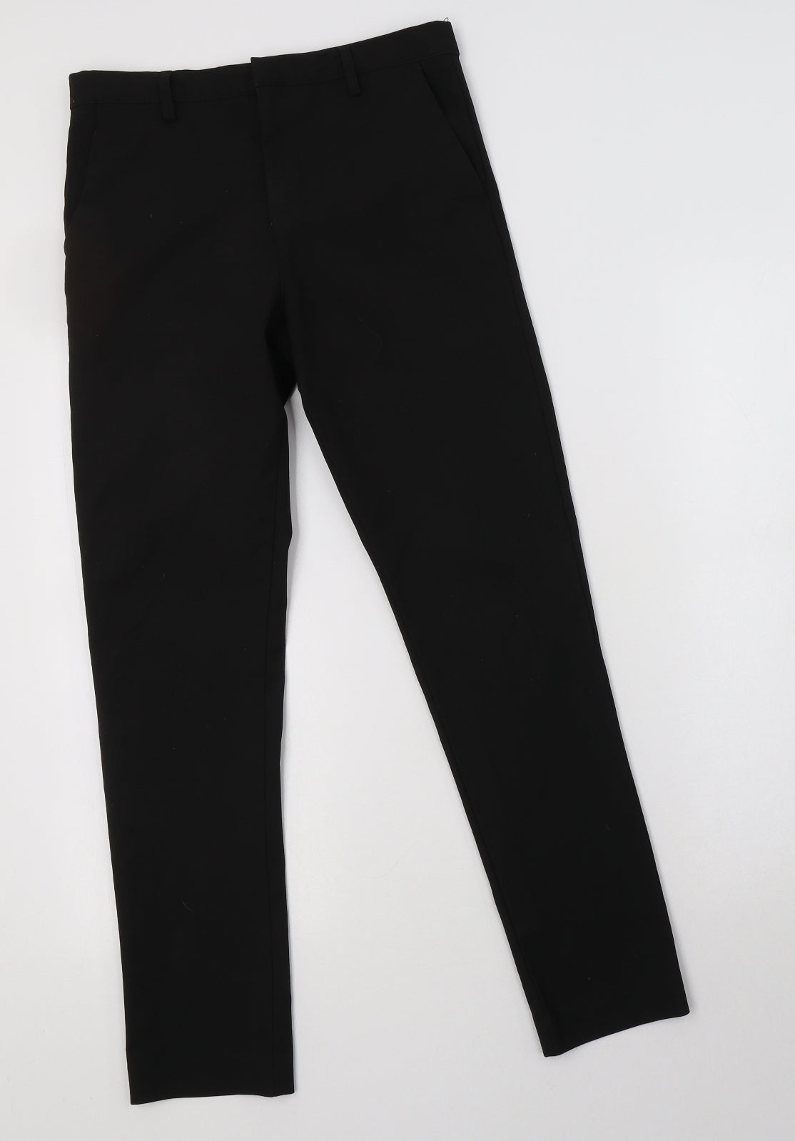 NEXT Girls Black  Polyester Dress Pants Trousers Size 13 Years  Regular Hook & Loop - School Wear