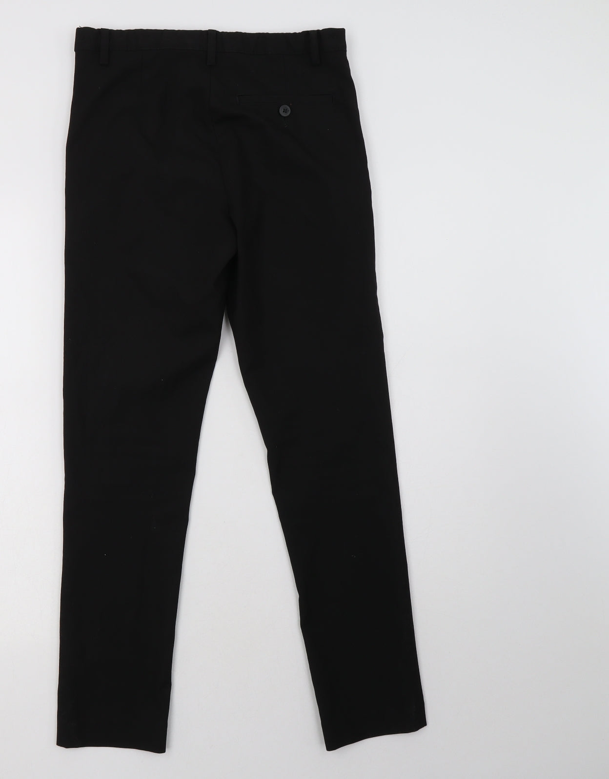 NEXT Girls Black  Polyester Dress Pants Trousers Size 13 Years  Regular Hook & Loop - School Wear