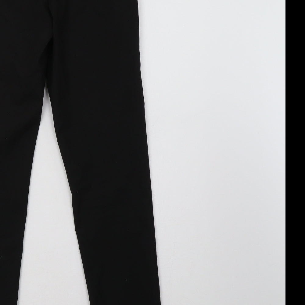 NEXT Girls Black  Polyester Dress Pants Trousers Size 13 Years  Regular Hook & Loop - School Wear