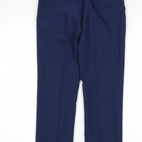 NEXT Boys Blue  Wool Dress Pants Trousers Size 9 Months  Regular