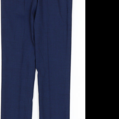 NEXT Boys Blue  Wool Dress Pants Trousers Size 9 Months  Regular