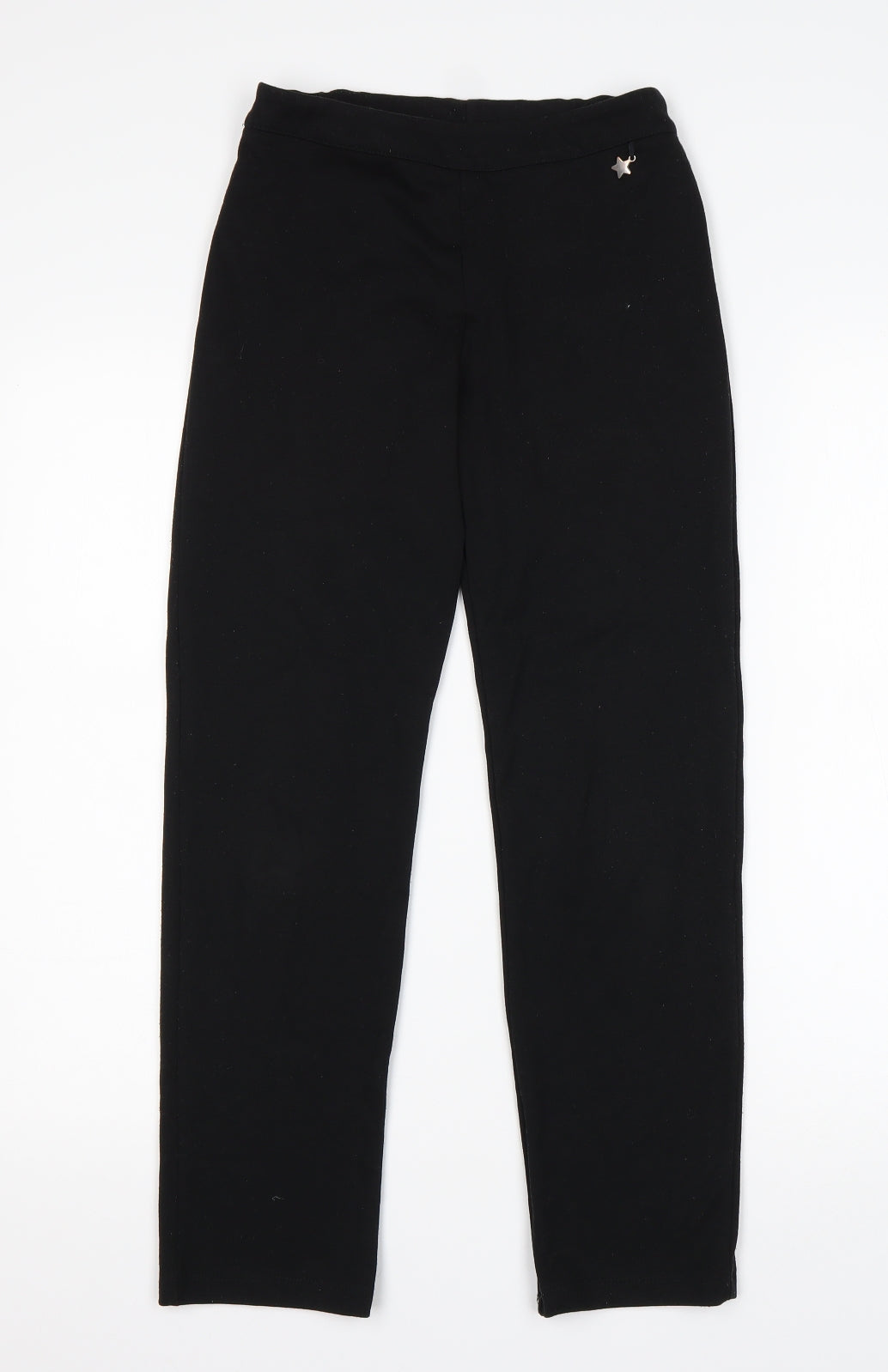 F&F Girls Black  Polyester Dress Pants Trousers Size 11-12 Years  Regular