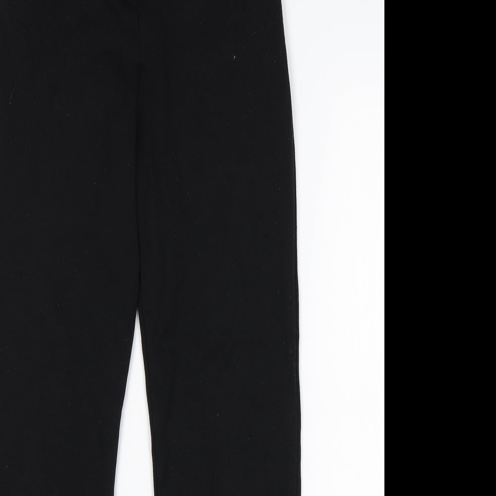 F&F Girls Black  Polyester Dress Pants Trousers Size 11-12 Years  Regular