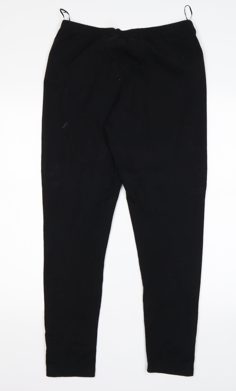 Intuition Womens Black  Cotton Jogger Leggings Size 16 L27 in