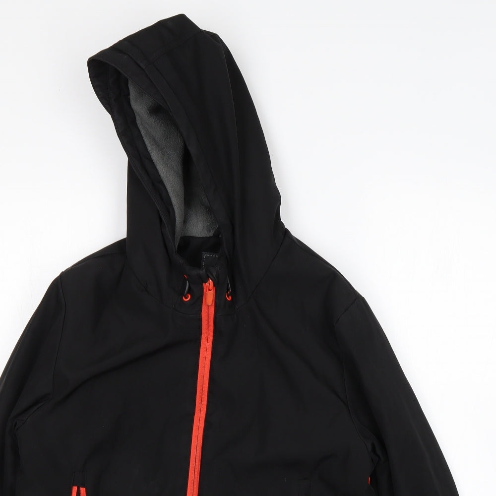 George Boys Black   Rain Coat Coat Size 12-13 Years