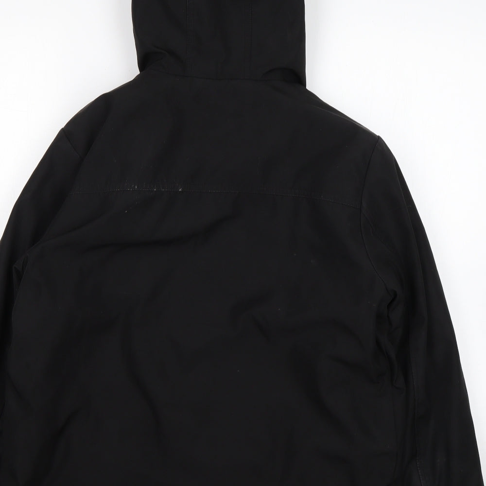 George Boys Black   Rain Coat Coat Size 12-13 Years