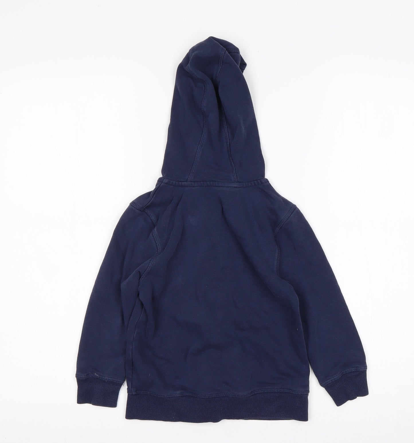 George Boys Blue  Cotton Full Zip Hoodie Size 3-4 Years