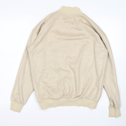 Zaful Mens Beige   Pullover Sweatshirt Size L