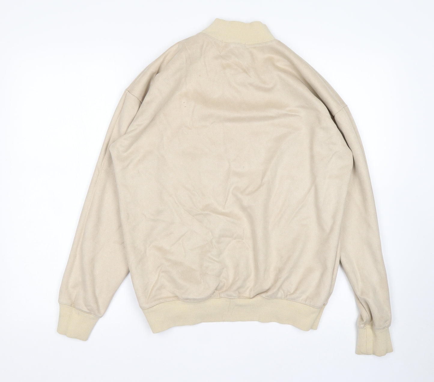 Zaful Mens Beige   Pullover Sweatshirt Size L