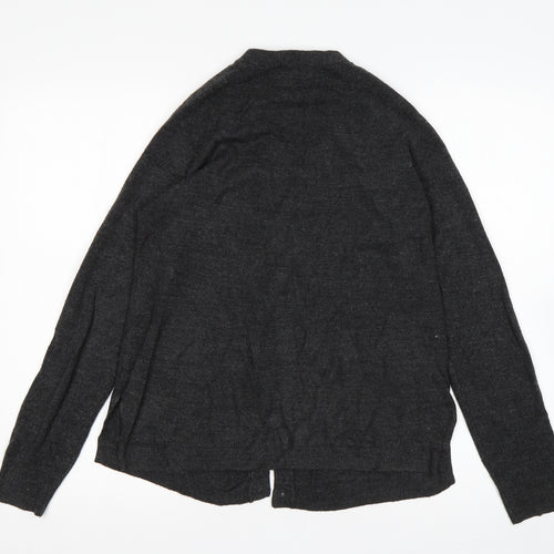 Atmosphere Womens Grey V-Neck  Acrylic Cardigan Jumper Size 12