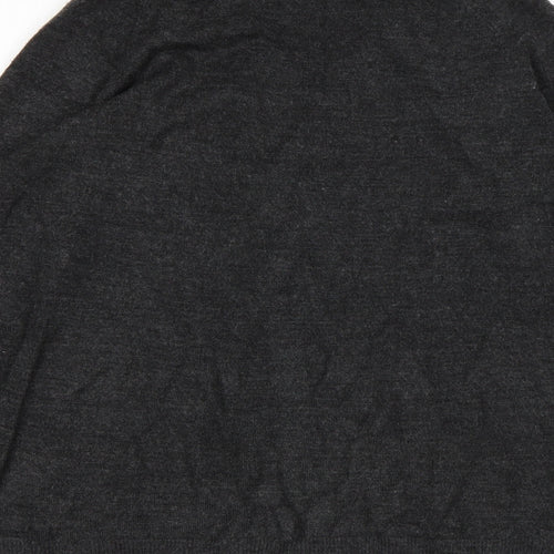 Atmosphere Womens Grey V-Neck  Acrylic Cardigan Jumper Size 12