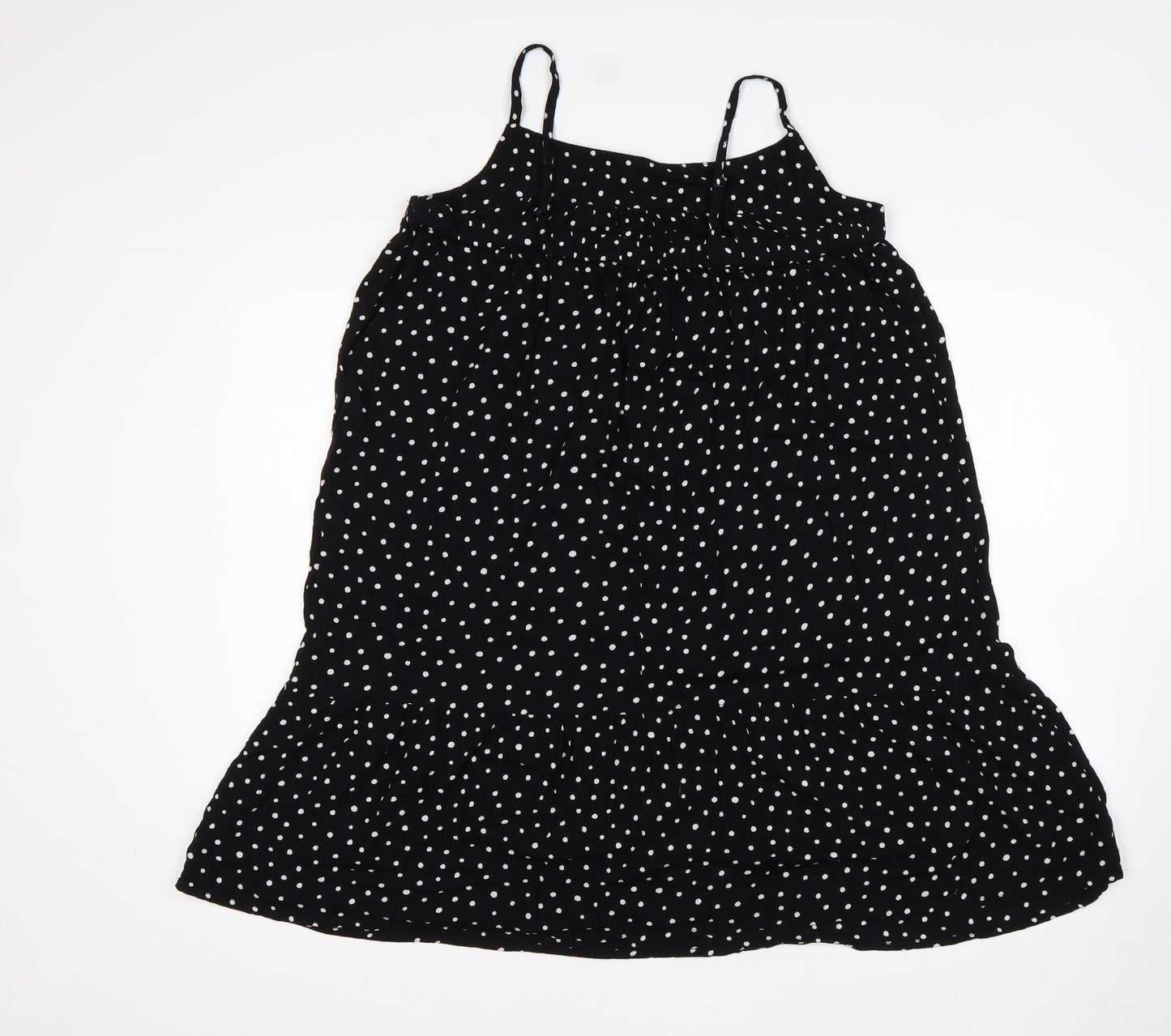 George Womens Multicoloured Polka Dot Viscose Basic Tank Size M Off the Shoulder