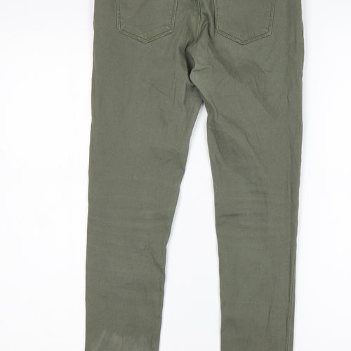 Denim Co Girls Green  Cotton Skinny Jeans Size 10-11 Years  Regular