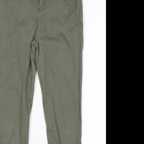 Denim Co Girls Green  Cotton Skinny Jeans Size 10-11 Years  Regular