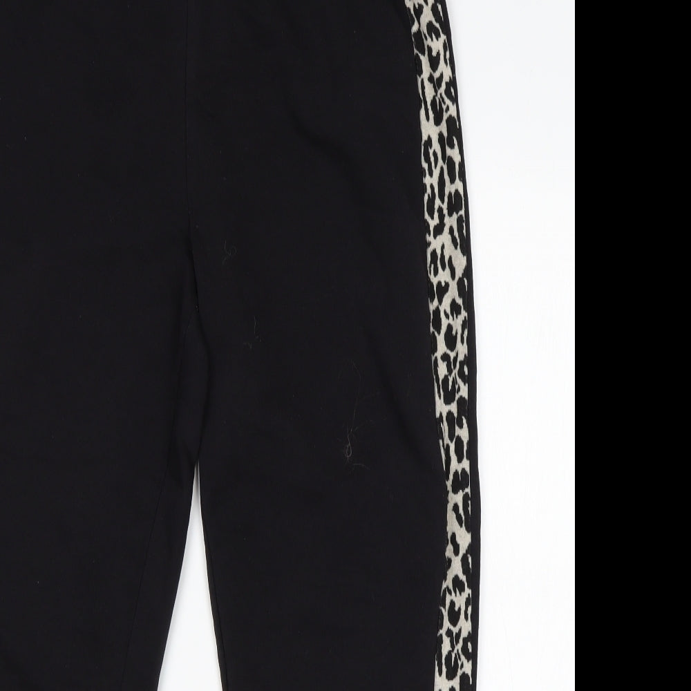 Papaya Womens Multicoloured Animal Print Polyester Sweatpants Trousers Size 14 L27 in Regular