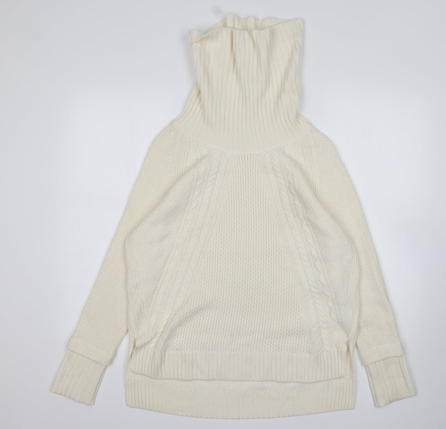 Jasper Conran Womens Beige Roll Neck  Viscose Pullover Jumper Size 12