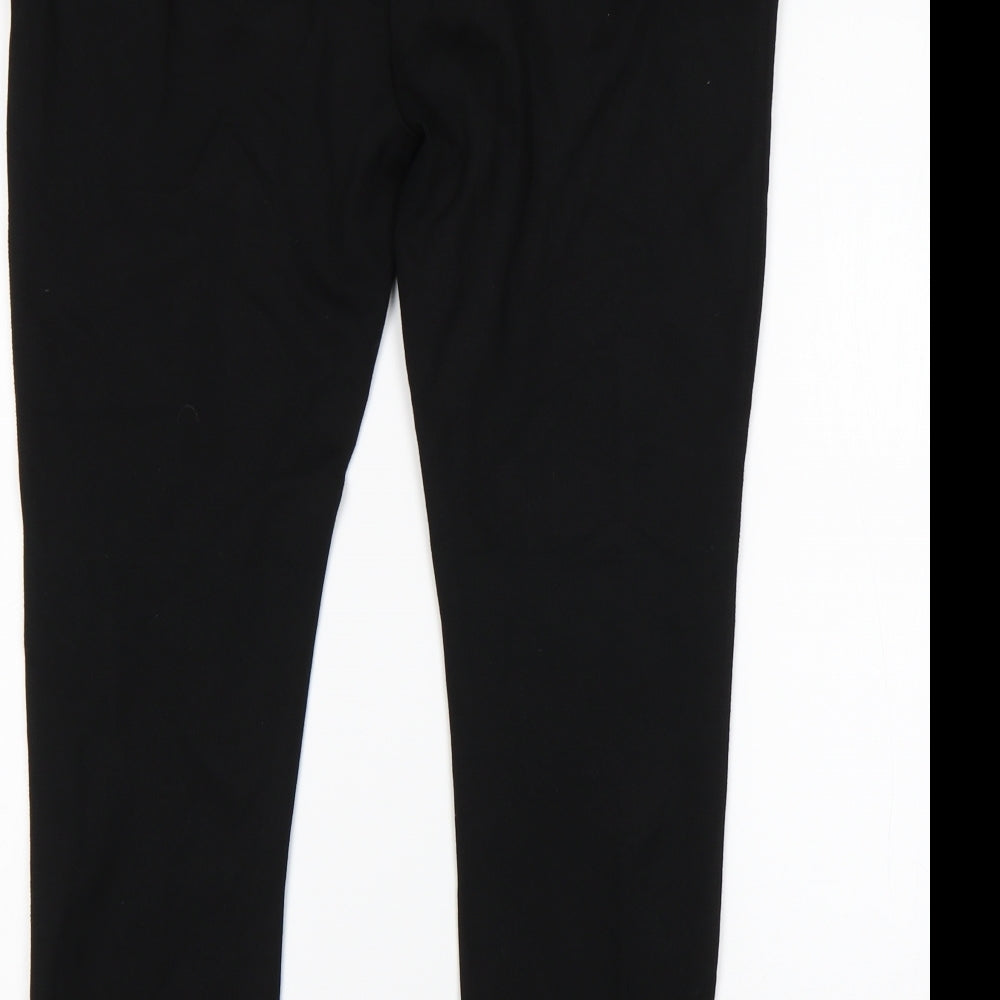New Look Womens Black  Viscose Capri Leggings Size 16 L27 in