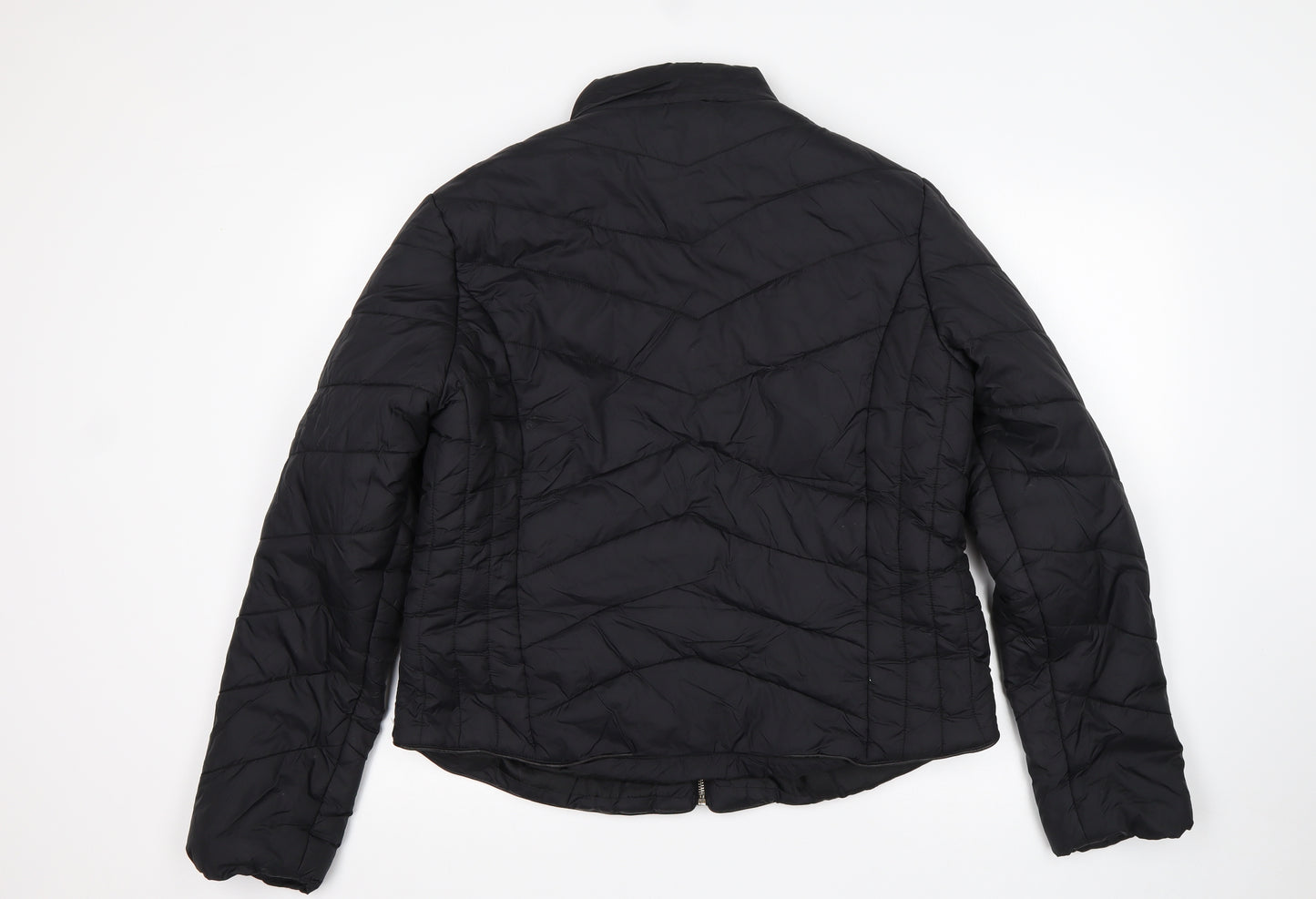 Brave Soul Womens Black   Puffer Jacket Jacket Size 16