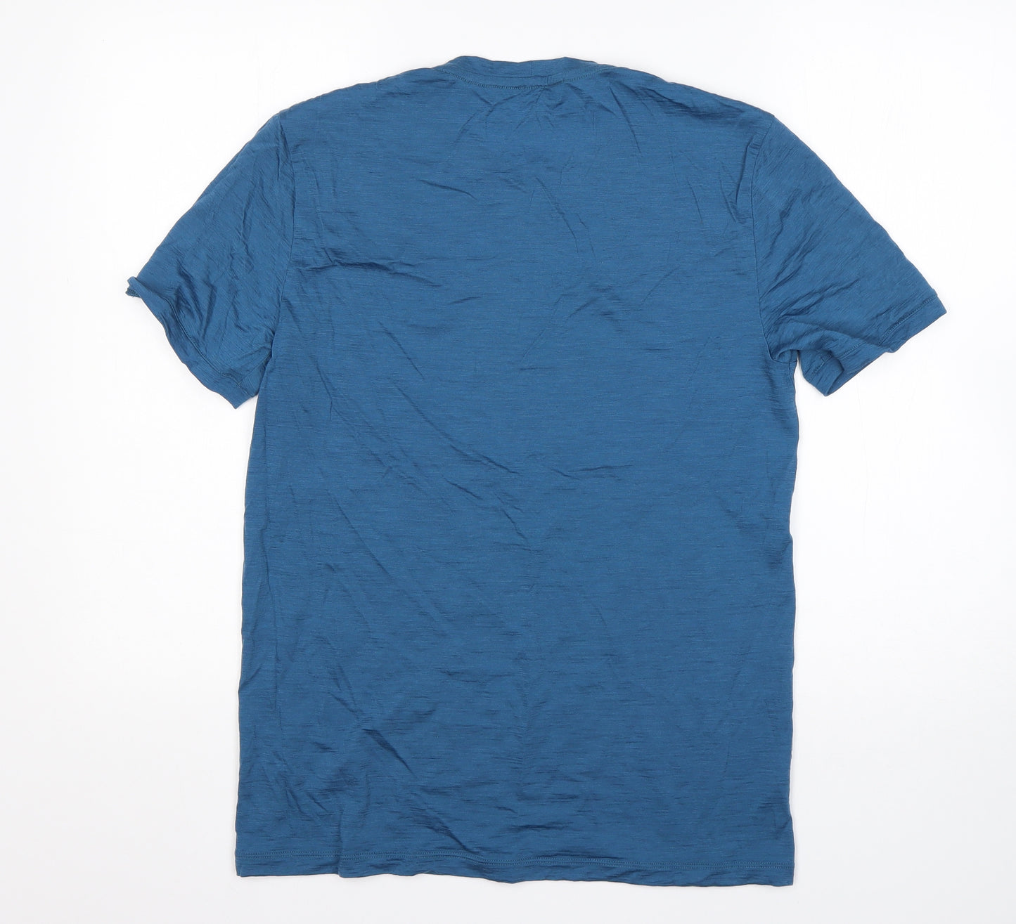 Icebreaker Mens Blue   Basic T-Shirt Size S Round Neck