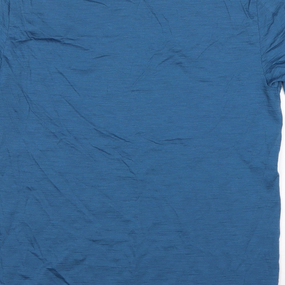 Icebreaker Mens Blue   Basic T-Shirt Size S Round Neck