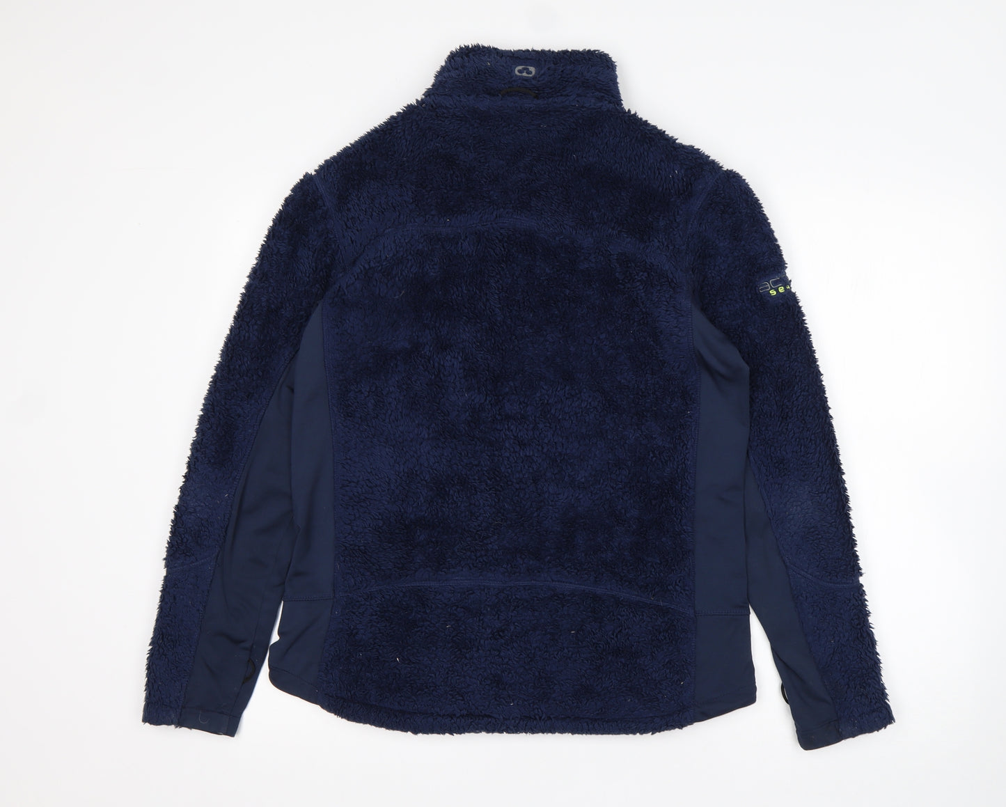 TOG 24 Womens Black  Polyester Full Zip Sweatshirt Size 10